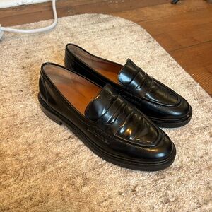 Madewell Classic Black Penny Loafers - Men's Dress Casual Slip-Ons